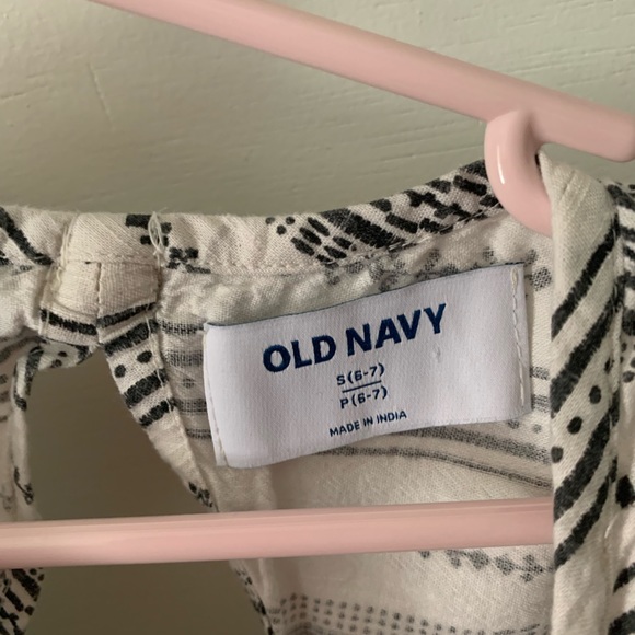 Girls black and white summer dress - Picture 2 of 6